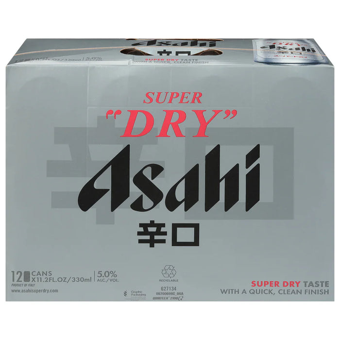 ASAHI SUPER DRY, 12 X 355 ML
