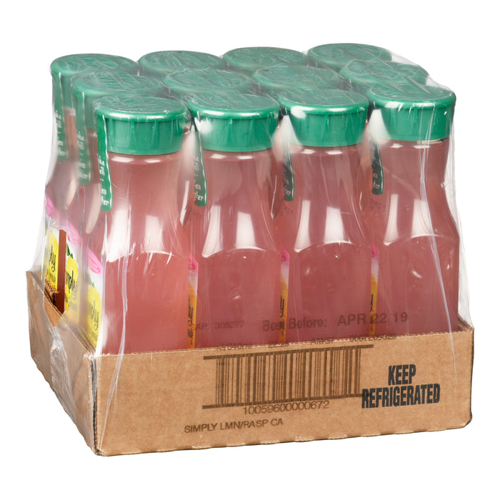 SIMPLY, LEMONADE WITH RASBERRY, 12x340ML