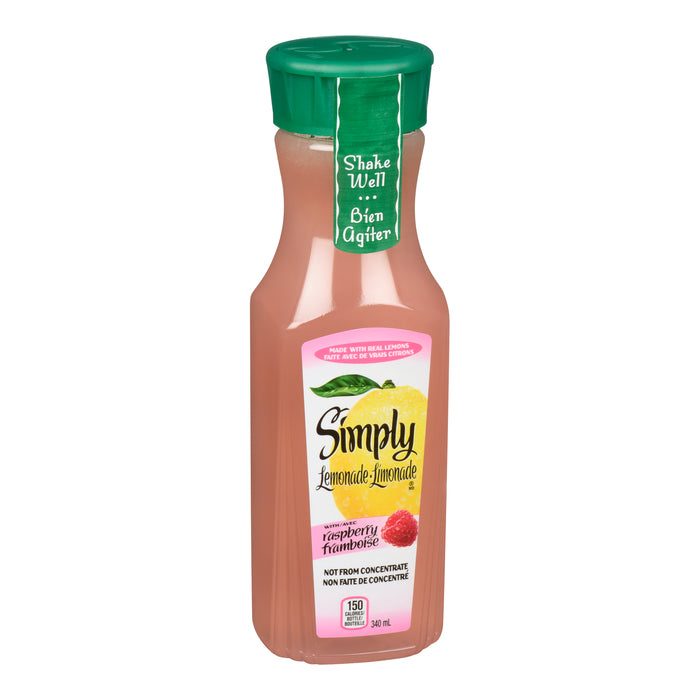 SIMPLY, LEMONADE WITH RASBERRY, 12x340ML