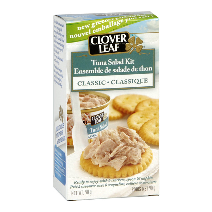 CLOVER LEAF, TUNA SALAD KIT CLASSIC, 12 x 90 G