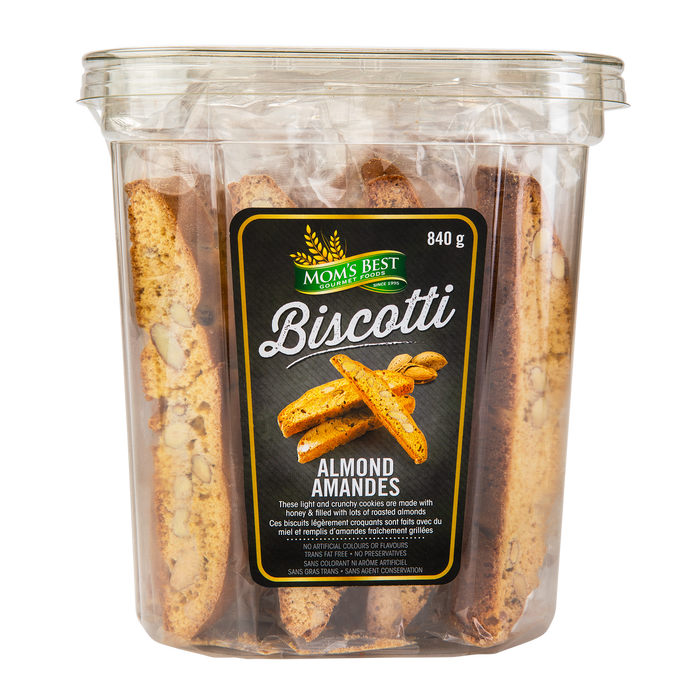MOM’S BEST GOURMET FOODS ALMOND BISCOTTI 840 G