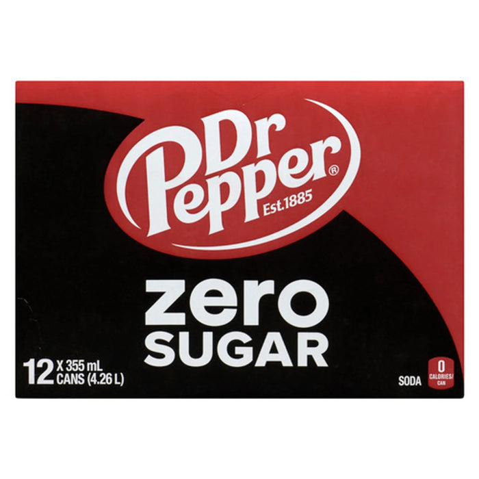 DR PEPPER ZERO, 12x355 ML