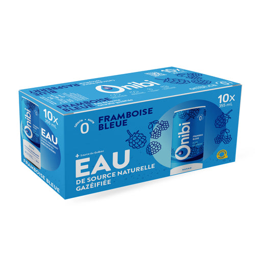 ONIBI, SPARKLING WATER BLUE RASPEBRRY, 10x355 ML