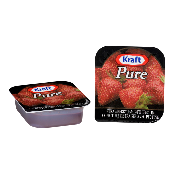 KRAFT, STRAWBERRY JAM PACKETS, 200X16 ML
