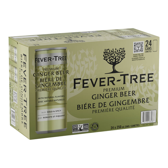 FEVER TREE, GINGER BEER, 24 x 250 ML