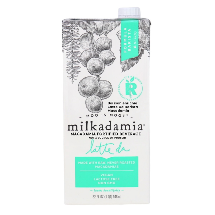 MILKADAMIA, BARISTA MACADAMIA MILK, 946ML