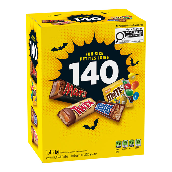 MARS, ASSORTED MINI CHOCOLATE BARS, PACK OF 140