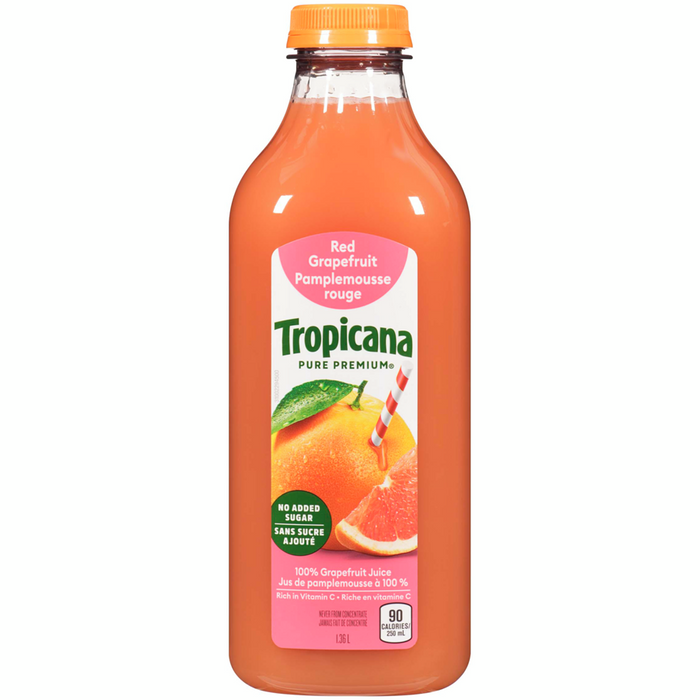 TROPICANA, RED GRAPEFRUIT JUICE, 1 .36 L