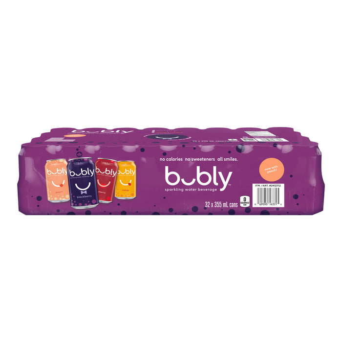 BUBLY, SPARKLING WATER VARIETY PACK, 32 x 355 ML