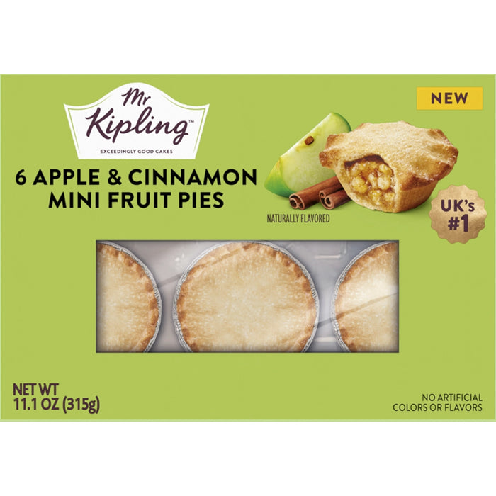 MR. KIPLING, MINI APPLE & CINNAMON PIES, 315G