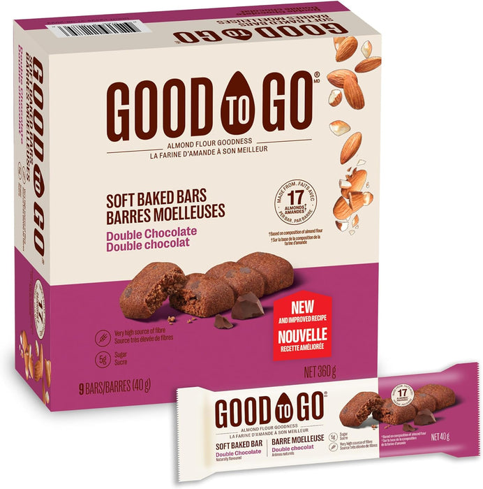 GOOD TO GO DOUBLE CHOCOLATE - 9X40G