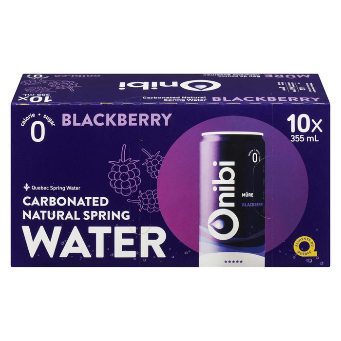 ONIBI, SPARKLING WATER BLACKBERRY, 10x355 ML
