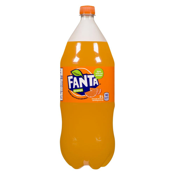 FANTA BEVERAGE ORANGE SPARKLING 2 L