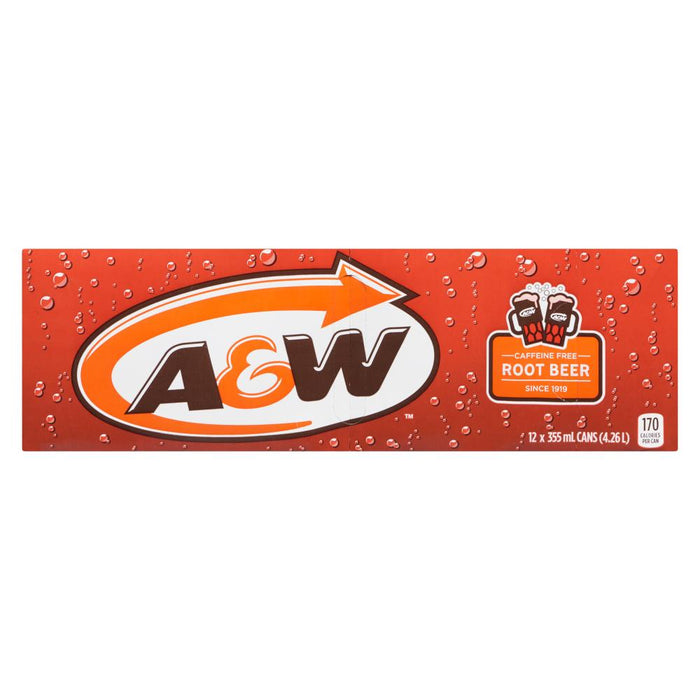 A&W ROOT BEER, 12 X 355 ML