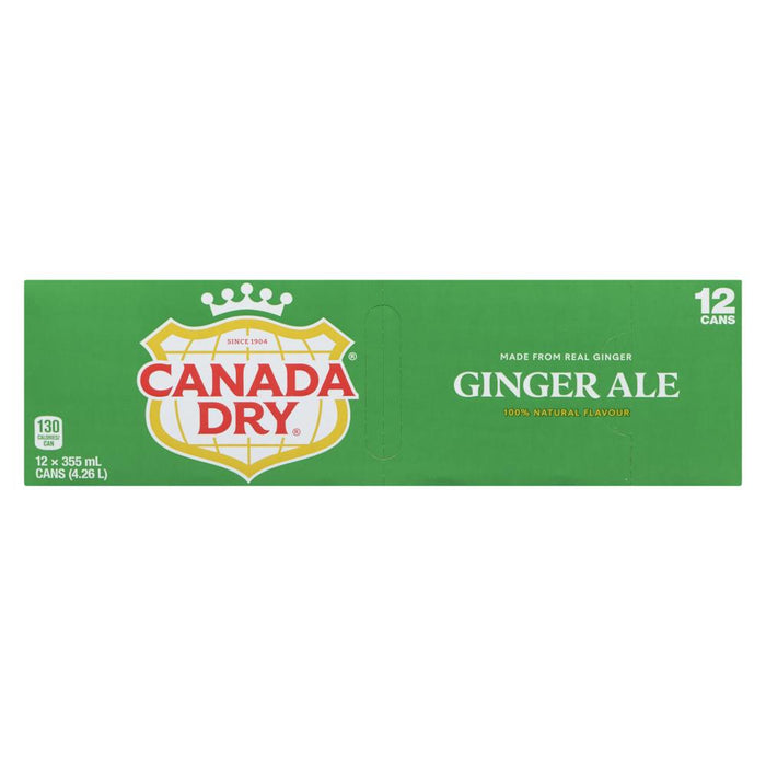 CANADA, DRY GINGER ALE, 12 x 355 ML