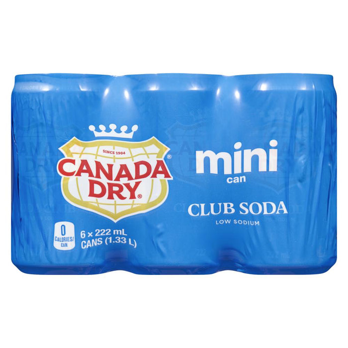 CANADA DRY SODA CLUB 6 x 222 ML