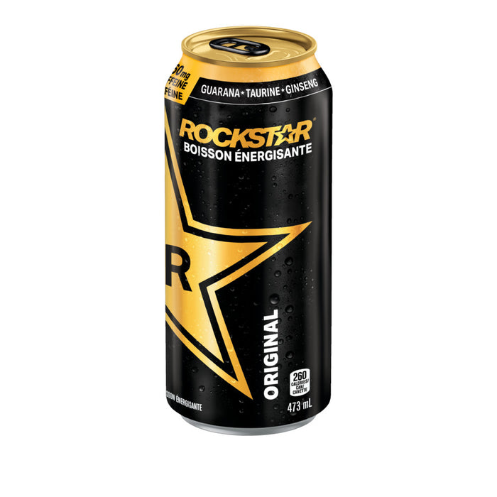 ROCKSTAR, ENERGY DRINK ORIGINAL,  12 X 473ML