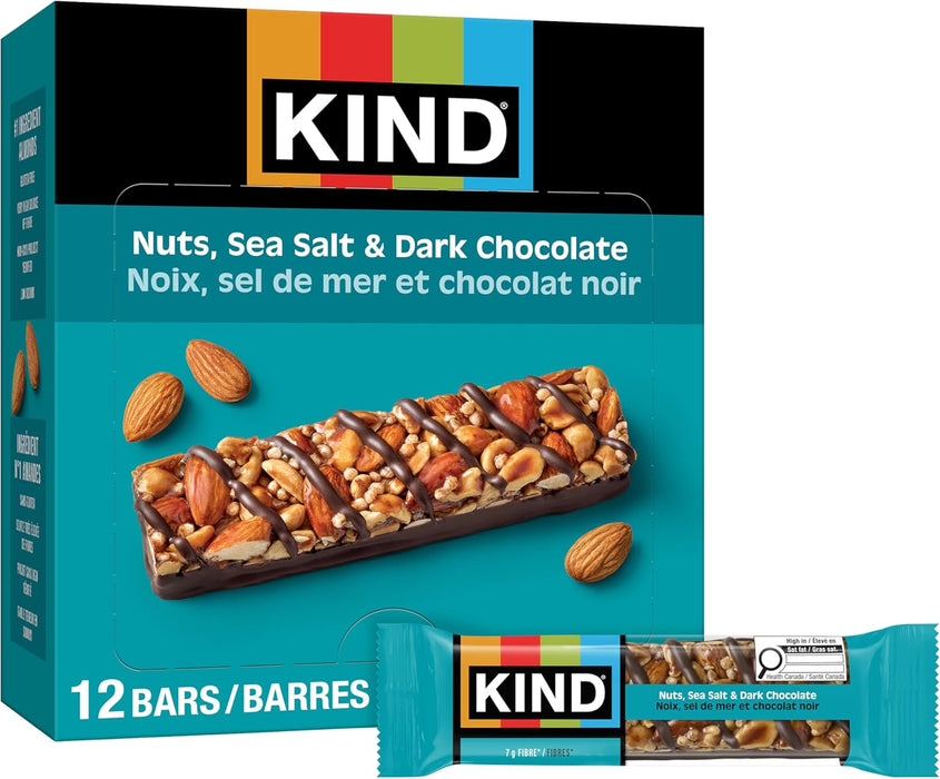 KIND BAR DARK CHOCOLATE, NUTS & SEA SALT (CASE) - 12 X 40G