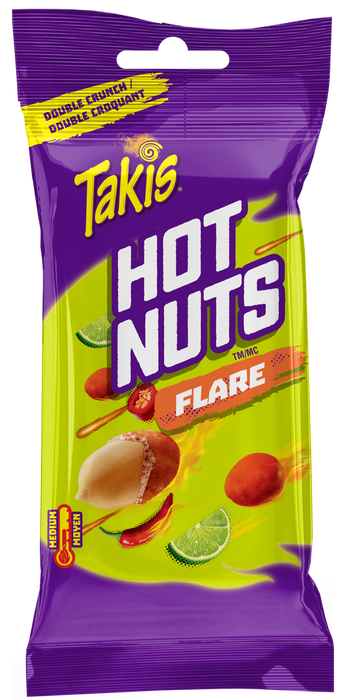 TAKIS, HOT NUTS FLARE, 12 X 90G