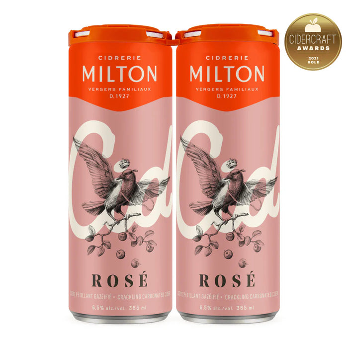 CAISSE CID ROSÉ MILTON 6*4*355ML