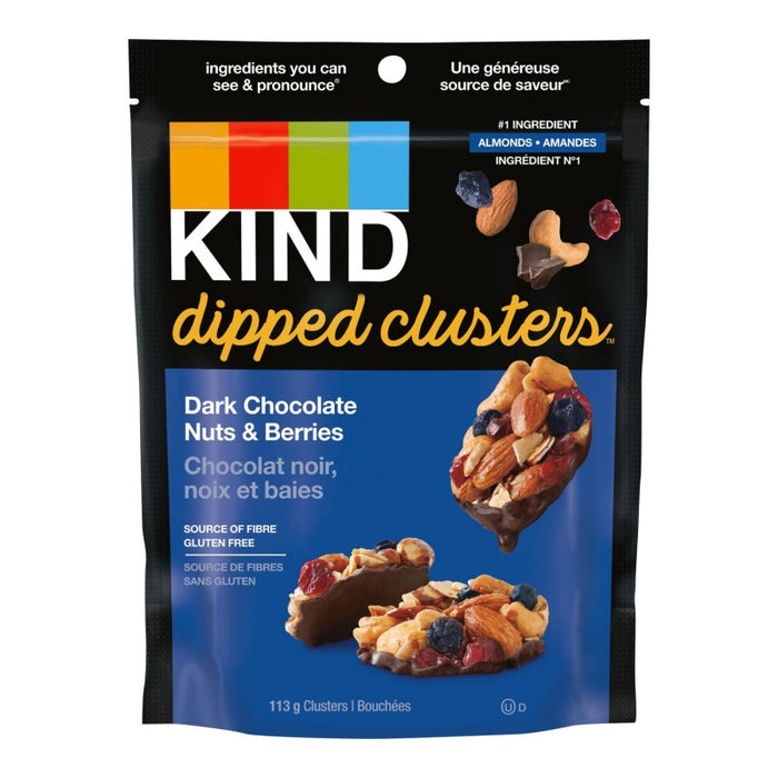 KIND DIPPED CLUSTERS DARK CHOCOLATE NUTS & BERRIES