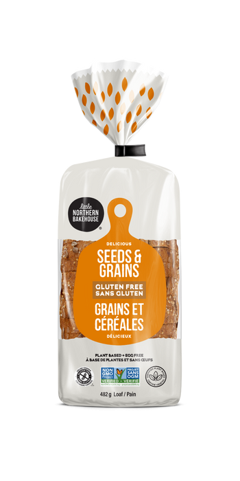 LITTLE NOTHERN BAKEHOUSE GLUTEN FREE SEEDS & GRAINS LOAVES - 482GR