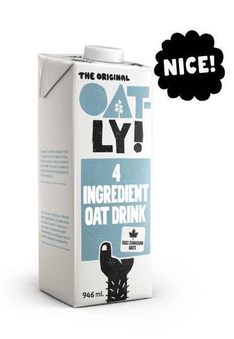 OATLY, OAT DRINK 4 INGREDIENT BEVERAGE, 946ML