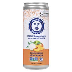 THIRSTY BUDDHA SPARKLING COCONUT WATER PEACH MANGO 330ML