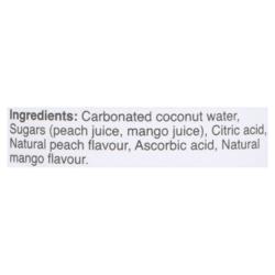 THIRSTY BUDDHA SPARKLING COCONUT WATER PEACH MANGO 330ML