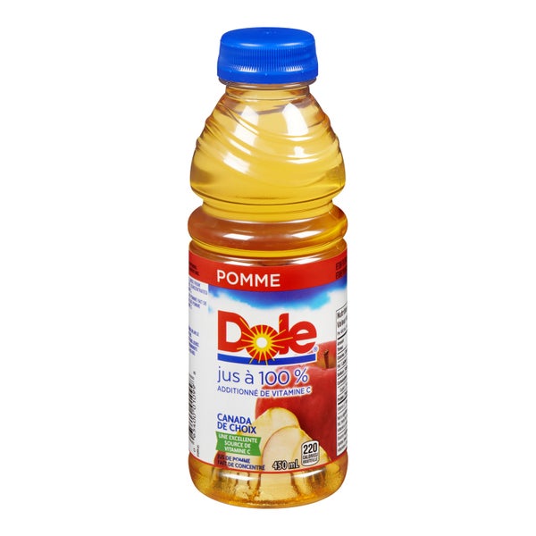 DOLE, APPLE JUICE, 12 x 450ml