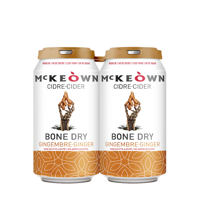 MCKEOWN BONE DRY GINGER CIDER, 5.7%, 4X355 ML