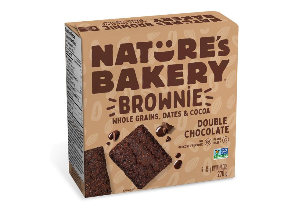 NATURE'S BAKERY, BROWNIE 6 X 45 G