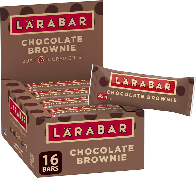 LARABAR, CHOCOLATE BROWNIE, 16 X 45G