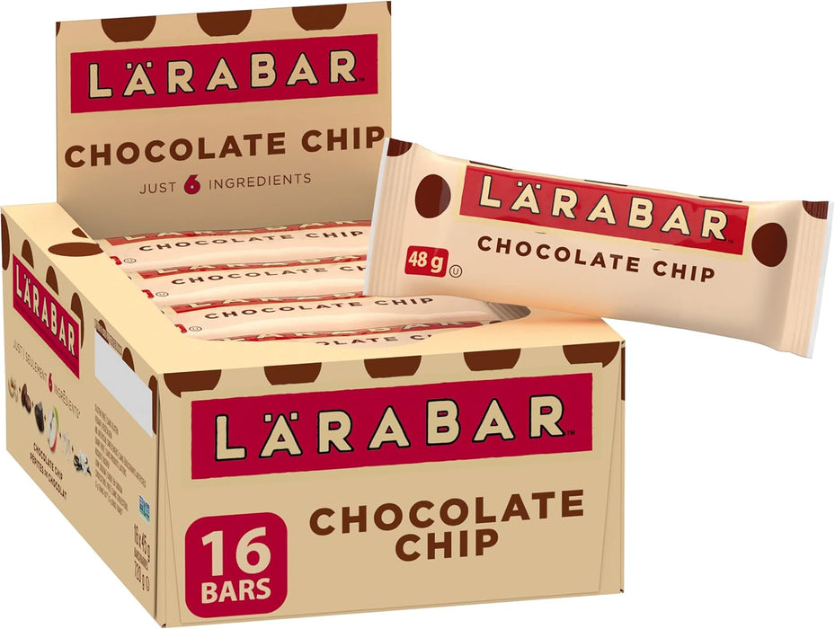 LARABAR, CHOCOLATE CHIP, 16 X 45G