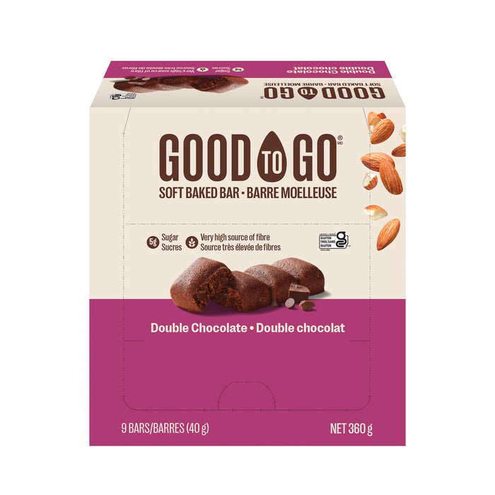 GOOD TO GO DOUBLE CHOCOLATE - 9X40G
