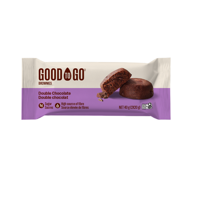 GOOD TO GO BROWNIES DOUBLE CHOCOLATE - 6X40G