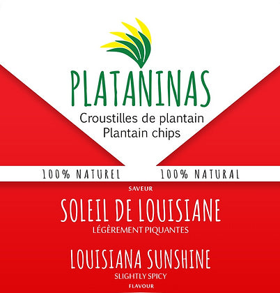 PLATANINAS CROUSTILLES DE PLANTAIN SOLEIL DE LOUISIANNE 24*45G