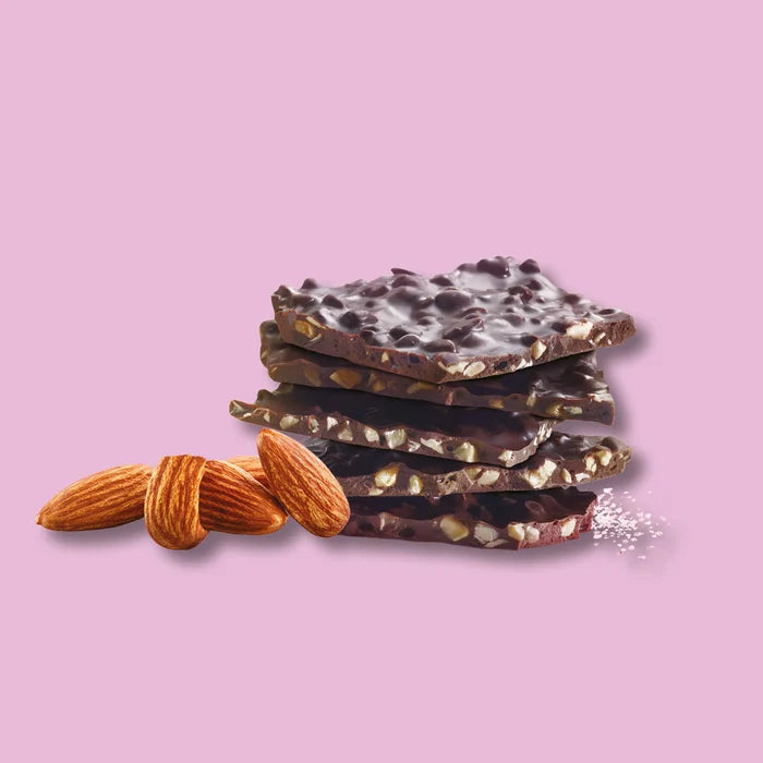 PRANA ALGARVE SNACK CHOCOLATE BARK ALMONDS SEA SALT ORGANIC 100 G