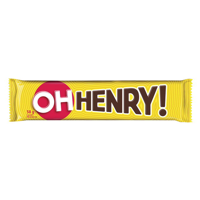 HERSHEY, OH HENRY! CHOCOLATE BAR, 24 × 58G