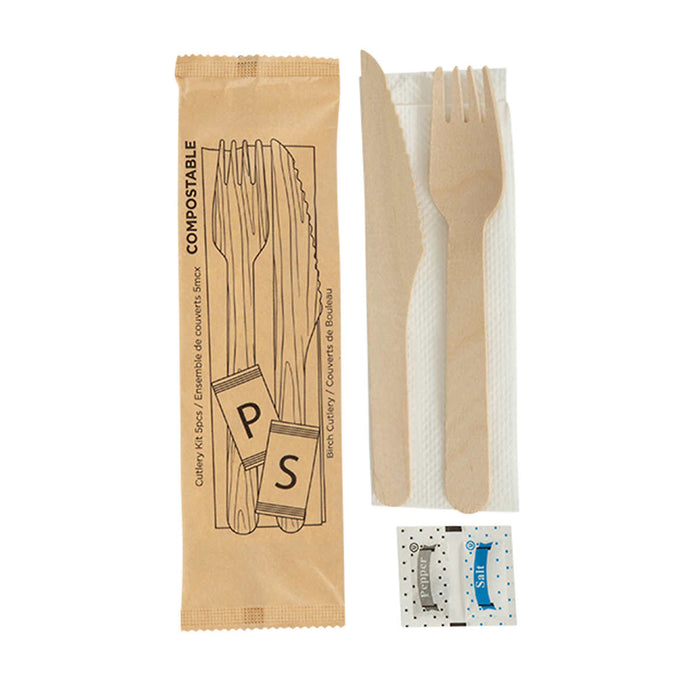 iECO CUTLERY KIT, PACK OF 250