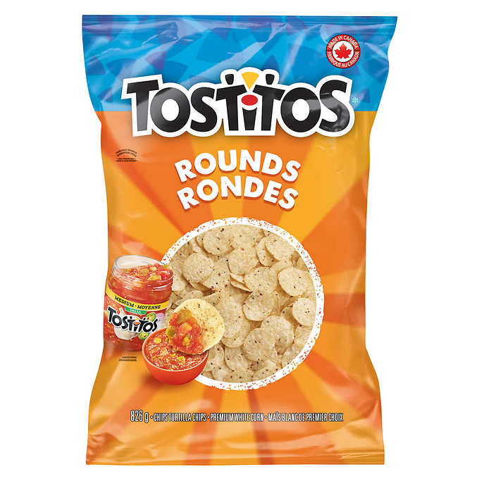TOSTITOS CHIPS TORTILLA ROUNDS 826 G