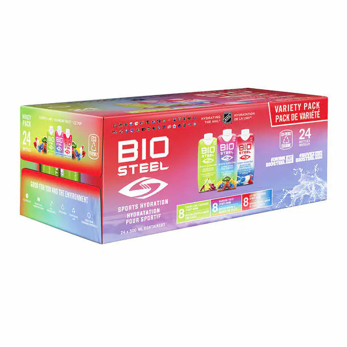 BIO STEEL VARIETY PACK 24 X 500ML