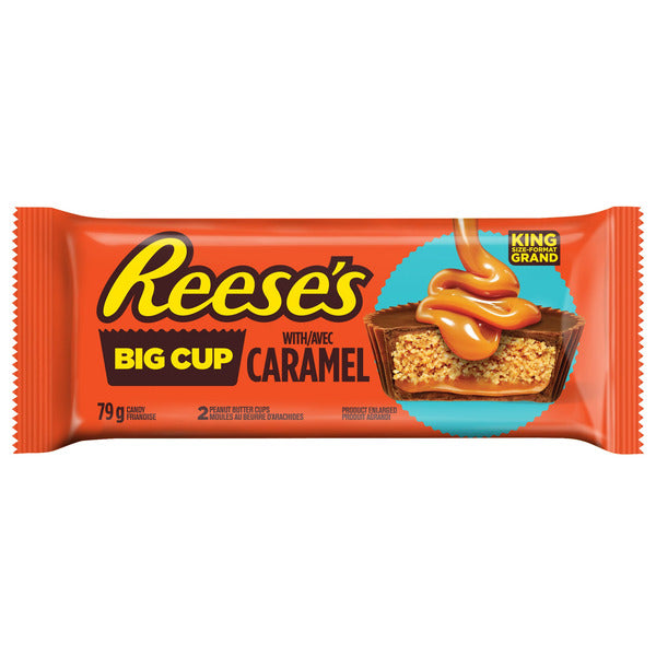 REESE'S, PEANUT BUTTER CUPS WITH CARAMEL, 16×79G