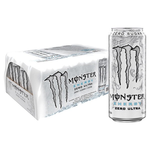 MONSTER ENERGY ZÉRO ULTRA ENERGY DRINK 24 X 473 ML