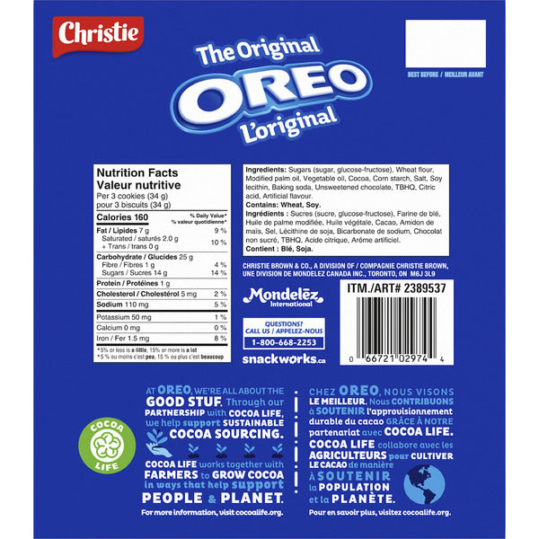 OREO COOKIES ORIGINAL, 2.05KG