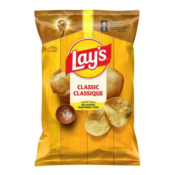 LAYS POTATO CHIPS CLASSIC 235 G
