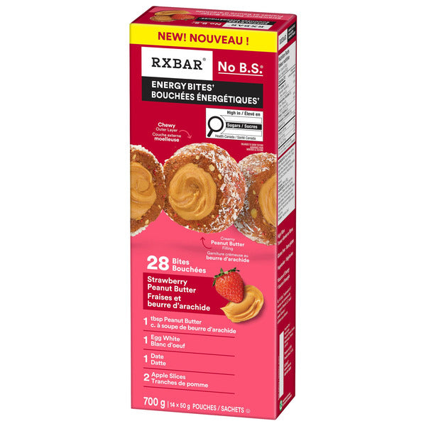 RXBAR, ENERGY BITES 14 X 50G