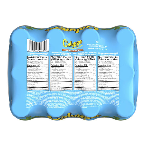 CALYPSO LEMONADE VARIETY PACK, 12 x 473ML