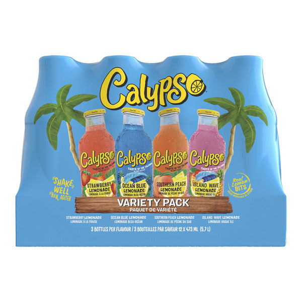 CALYPSO LEMONADE VARIETY PACK, 12 x 473ML