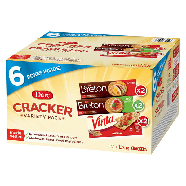 DARE CRACKER VARIETY PACK, 1.25KG